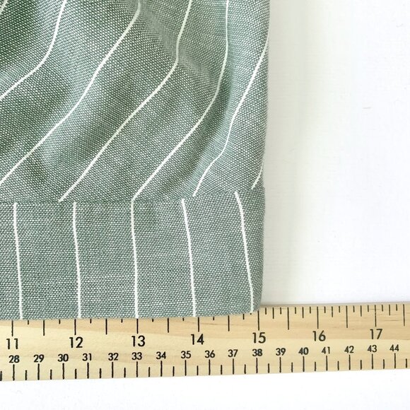 Vero Moda vmserena Strap Bra Top Bustier Smocked Green Stripe Crop Prep Tailored - Picture 8 of 11